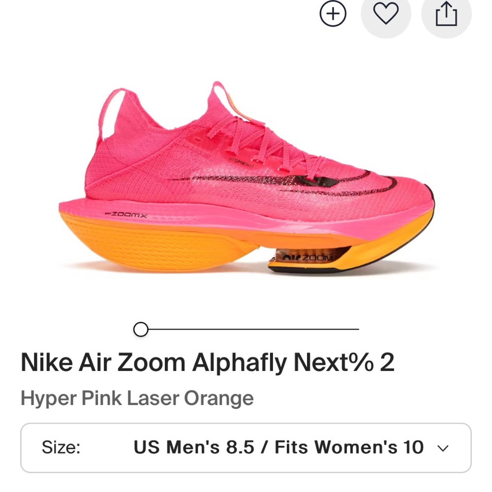 Women air zoom alpha fly